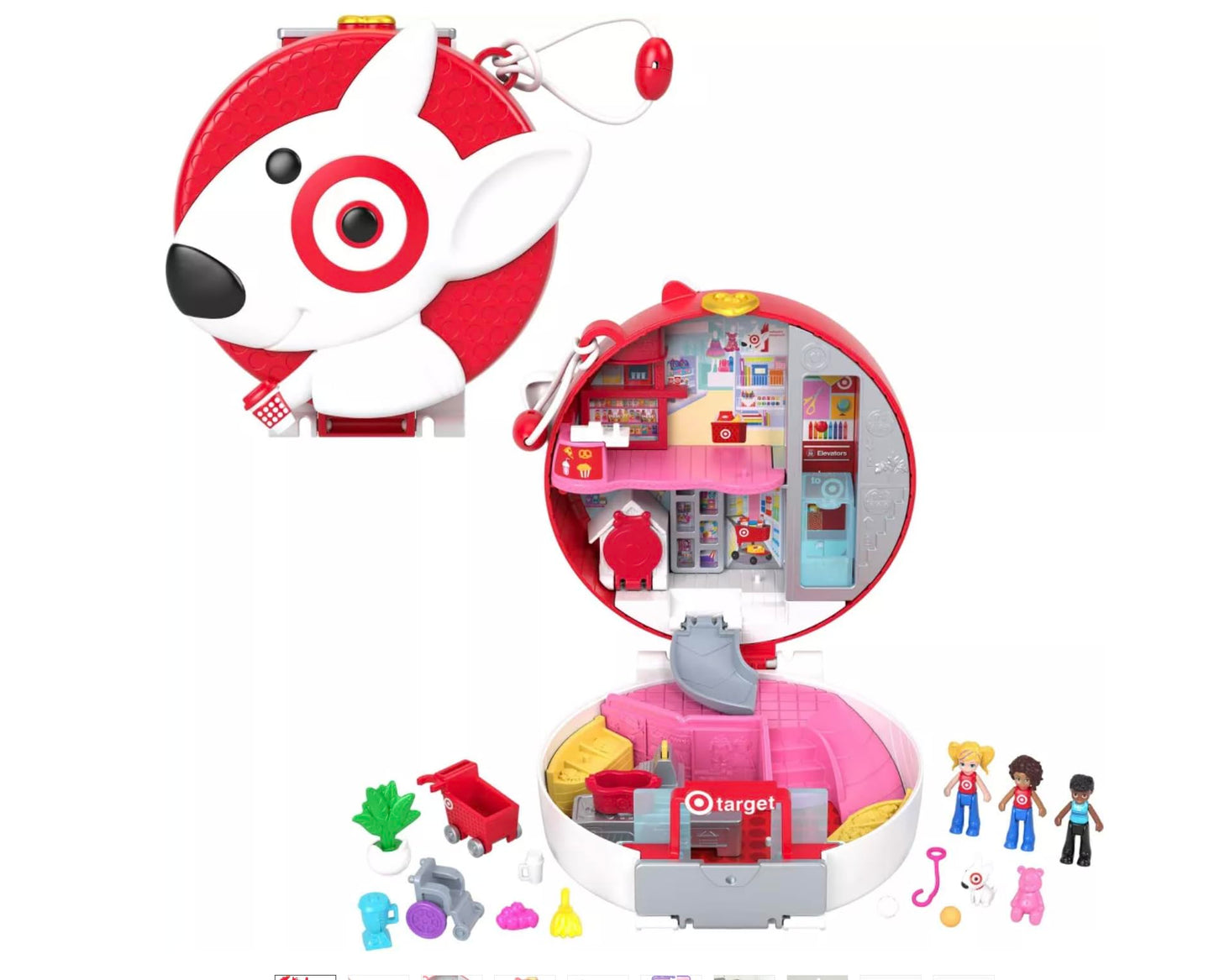 Target Polly limited availability Playset with Bullseye Figure and Accessories