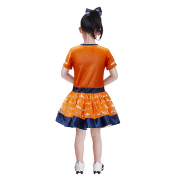 Modern Hero Denver Broncos Girl'S Nfl Mvp Tailgate Tutu Dress Costume, Size Large
