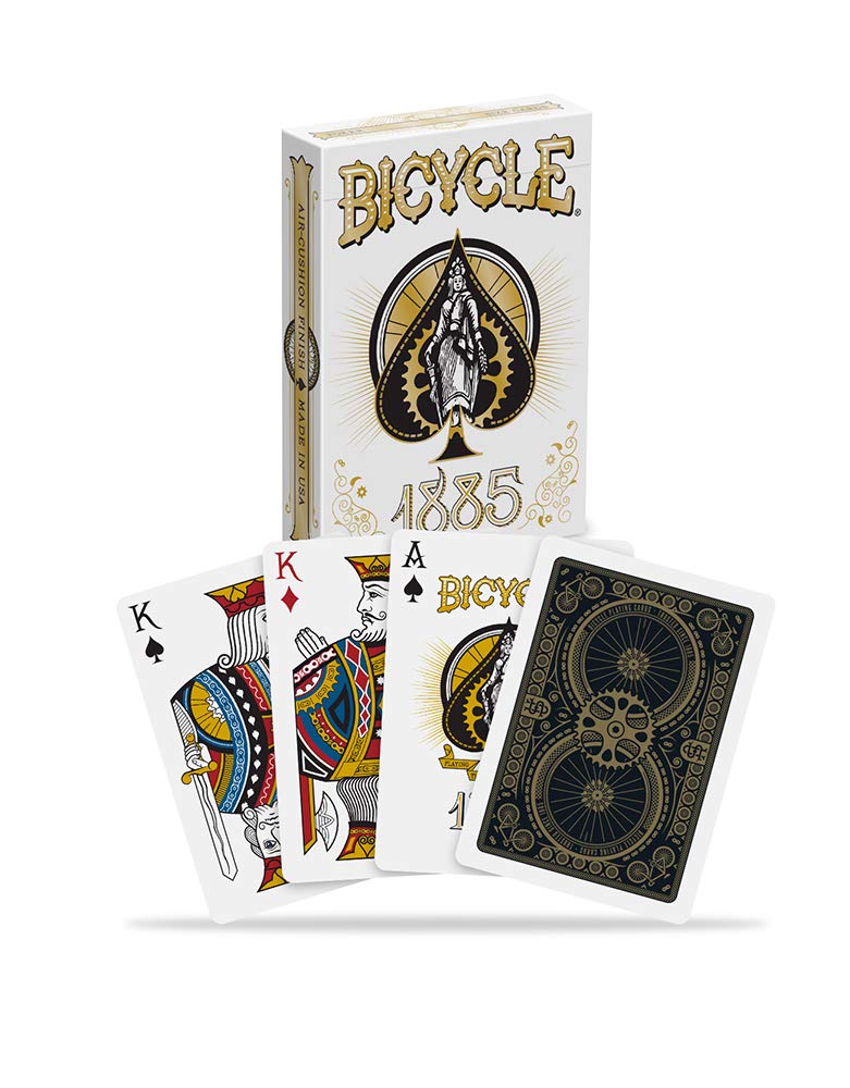 Bicycle 1885 Anniversary Playing Cards (Packaging May Vary) , White