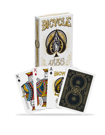 Bicycle 1885 Anniversary Playing Cards (Packaging May Vary) , White