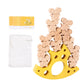 Saz Dekor Montessori Wooden Toys Interactive Stacking Wodoen Toys For Girls Boys Gifts