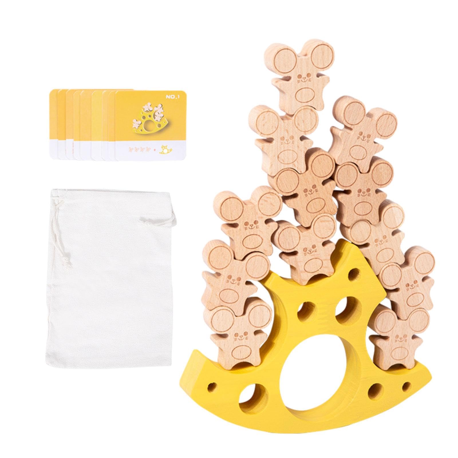 Saz Dekor Montessori Wooden Toys Interactive Stacking Wodoen Toys For Girls Boys Gifts