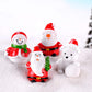 Amosfun 18Pcs Christmas Miniature Decorations Mini Santa Snowman Figurine Xmas Fairy Garden Accessories Winter Holiday Party Favors Centerpieces (Random Style)