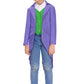 Besserbay Halloween Boys Renaissance Steampunk Medieval Gothic Jacket Vampire Retro Tailcoat Purple 8 Years