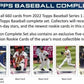 2022 Topps Baseball Complete Set Factory Sealed Retail Edition - Baseball Complete Sets