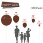 Partywoo Dark Brown Balloons, 100 Pcs Boho Brown Balloons Different Sizes Pack Of 36 Inch 18 Inch 12 Inch 10 Inch 5 Inch Chocolate Brown Balloons For Party Decorations, Brown-Chocolate Brown-F08