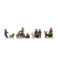 Moments In Time Set Of 4 Hand-Painted Polyresin Christmas Village Figures