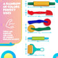 DIMROM Clay and Play Dough Tools Set, 6 Pieces, Plastic, Ages 3+, Model MC-706