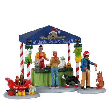 Lemax Santa Claws & Paws, Set Of 3#23606