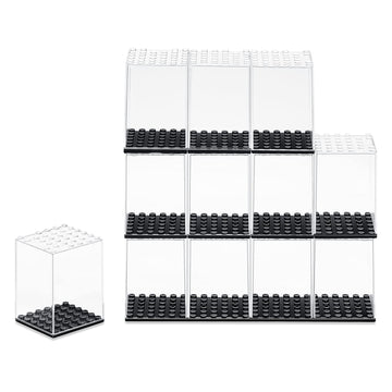 Minifigures Display Case, Acrylic Building Block Display Box, Action Figure Toys Storage For Lego Minifigure, Fit For Lego Lover
