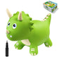 Hotmax Dinosaur Bouncy Hopper Toys, Bouncy Horse For Toddlers, Inflatable Ride On Bouncy Animals, Bouncing Triceratops For Kids, Birthday Gift For 18 Months 2 3 4 Year Old Boy Or Girl(Green)