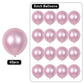 Metallic Light Purple Balloons 60Pcs 5Inch Chrome Light Purple Latex Balloon For Balloon Garland Arch 5'' Round Mini Light Pink