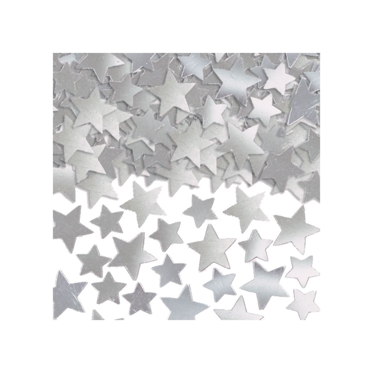 amscan Party Pack, Star Super Mega Value Pack Confetti, Party Supplies, Silver, 5 oz.