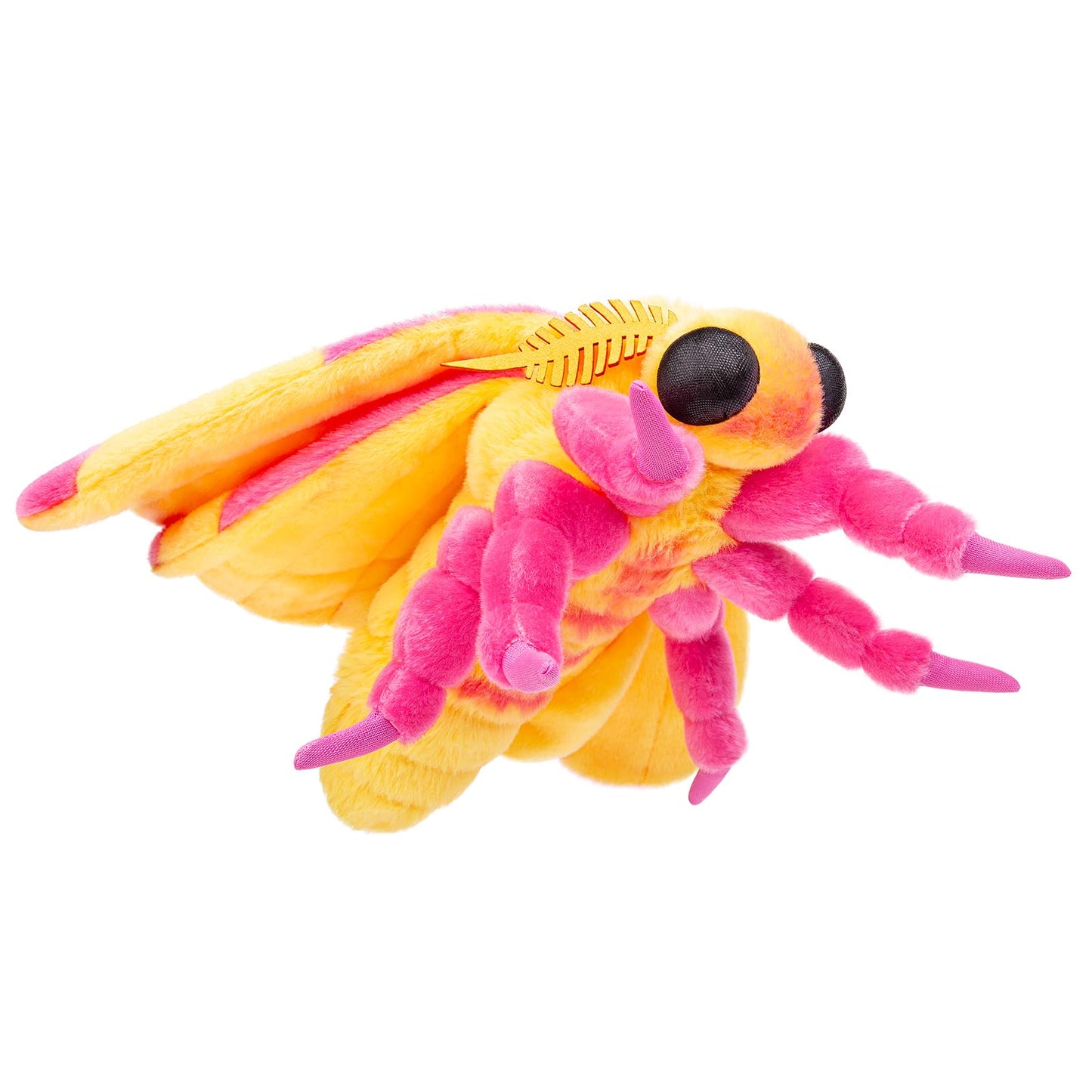 ZHONGXIN MADE Giant Rosy Maple Moth Plush - 26" Soft Pink Stuffed Animal, Realistic Butterfly Toy, Unique Gift for Kids