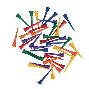 Excellerations Pound-A-Pattern Replacement Pegs, Large, Plastic, Model PNDPEGS, Pack of 40