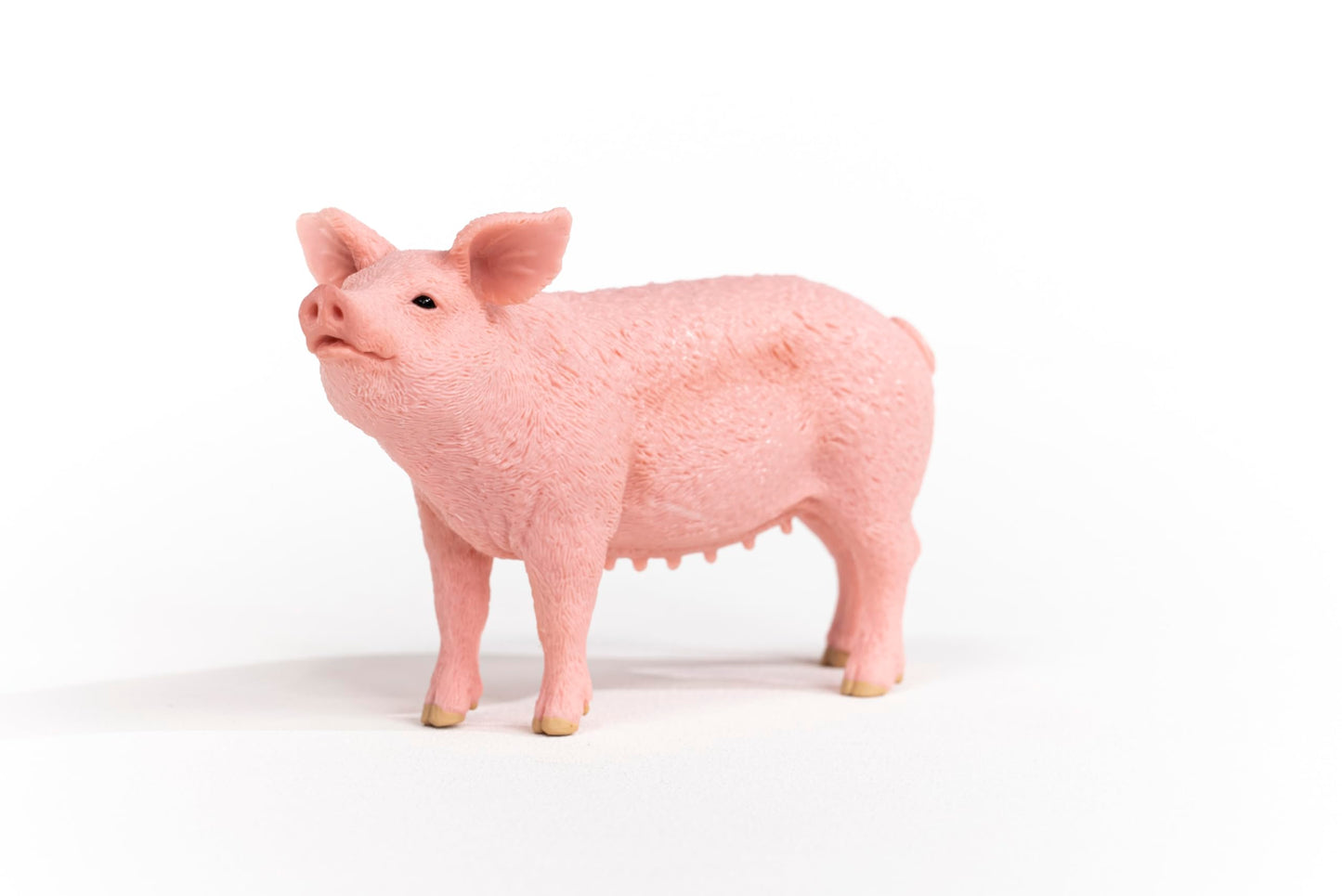 Schleich Farm World Farm Animal Toys for Toddlers & Kids Ages 3+, 6-Piece Mom and Baby Toy Farm Animal Set Pig, Piglet, Goat, Go