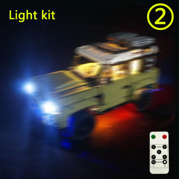 Mymg 4Th Generation Super Motor And Remote Control And Light Upgrade Kit For Lego Land Rover Defender 42110 Model, Pdf Instructi