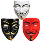 Sage Square Vendetta Comic Face Mask Fawkes Mask Anonymous Vip Edition FaceMask Perfect Fit Cosplay Protest V For Vendetta Dc C