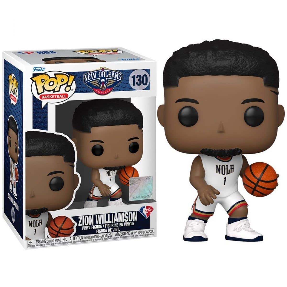 Funko Pop Pop! Nba: Pelicans - Zion Williamson Ce'21 Multicolor