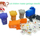AITING Kids Garbage Classification Toy Vehicles Garbage Truck's 6 Trash Cans +100 Card