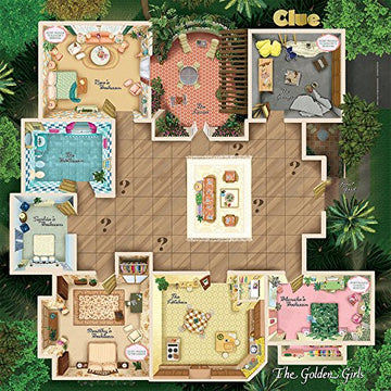 Clue The Golden Girls Board Game | Golden Girls Tv Show Themed Game | Solve The Mystery Of Who Ate The Lastpiece Of Cheesecake |Officially Licensed Golden Girls Merchandise | Themed Clue Mystery Game