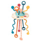 Covtoy Baby Sensory Montessori Silicone Toy For 612 Months, Travel Pull String Toy For 1218 Months, Developing Fine Motor Skil