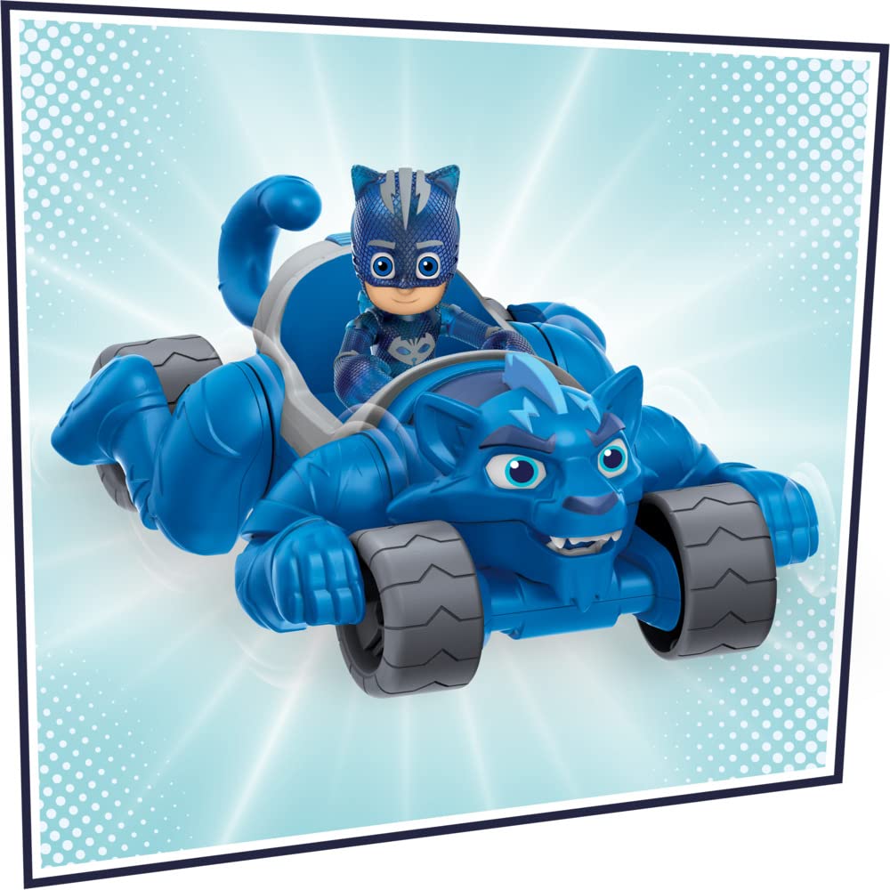 Pj Masks Animal Power Yoyo Deluxe Pyja-Steed Vehicle Pre-School Toy With Yoyo Figure From 3 Years Old F5341 Multi-Coloured