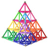 Funifinds 220PCS Magnetic Building Sticks Blocks  Magnet Educational Toys Magnetic Sticks Stacking Toys STEM Set  Non-Toxic Building Toy 3D Puzzle with Storage Bag-New