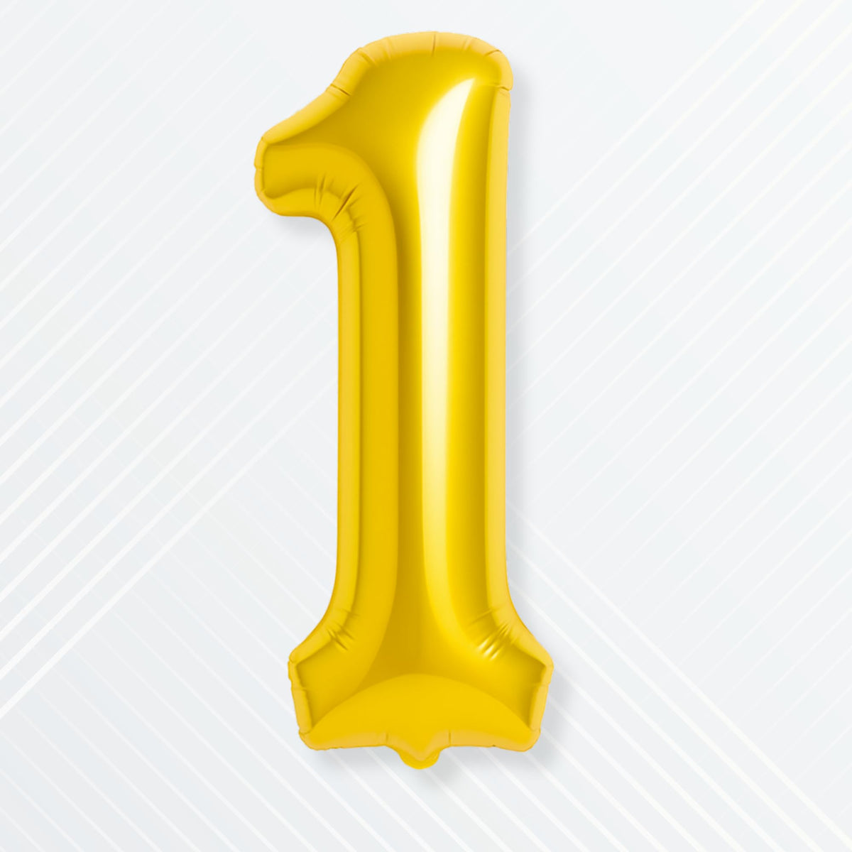 Flyloons 1 number Foil Balloon Golds 16 inch Size For Baby Kids Boys Girls Happy Birthday Decoration Items 1st Year Number Ballo