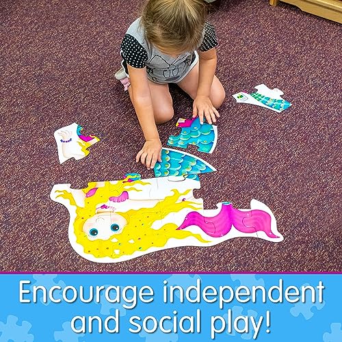 The Learning Journey - My First Big Floor Puzzle - Mermaid - Mermaid Puzzle for Kids - Toddler Games & Gifts for Boys & Girls Ag
