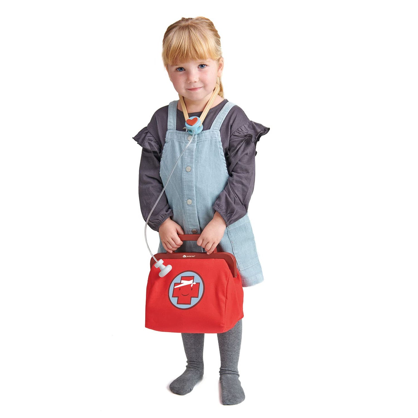 Tender Leaf Toys - Doctors Bag - Doctor Pretend Play Toy Medical Kit for Children- Promotes Imaginary and Creative Roleplay, He