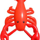 Large 20'' RED Blow-up Inflatable Lobster Pool Toy Luau Nautical Clam Bake Beach Hawaii Key West Theme Party Decoration (6 Pack)