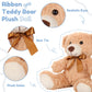 Seyomi Plush Teddy Bear Stuffed Animal, 6 Packs 13.7 Inches Teddy Bear For Baby Shower For Boys Girls Teddy Bear Bulk For Birthday Wedding Party, Light Brown