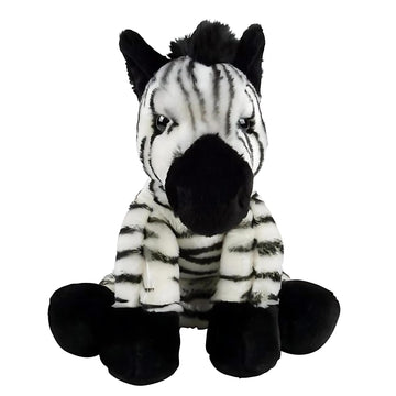 Forest & Twelfth 12'' Stuffed Zebra Plush, Heirloom Collection Stuffed Animal, Premium Materials, Best Gift For Kids Age 3+, Nur