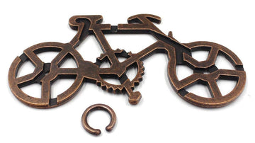 Shuyue Bicycle Metal Puzzle Lock Iq Test Mind Game Toys Brain Teaser Metal Puzzles Magic Trick Toy Metal Iq Puzzle For Kids And Adults