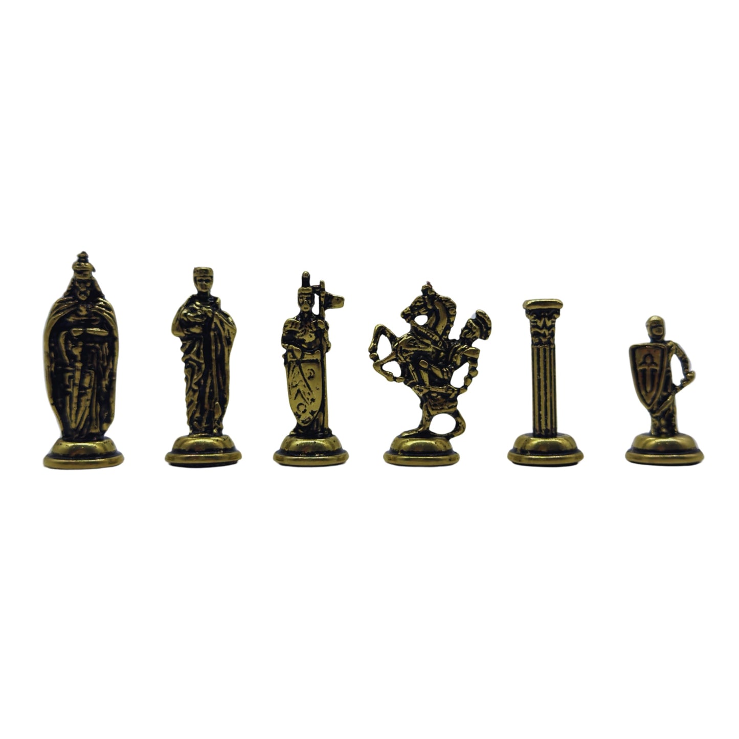 Wooden Chess Set with Storage - Handcrafted Chess Board and British Figure Metal Chess Pieces - Decorative Chess Game for mature-themeds & Kids - enhanced Gift for Family & Friends (Gold Chess Pieces)