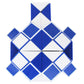 Mipartebo Magic Snake Cube Twist Puzzle 72 Wedges Large Size Twist Fidget Snake Toys Gift Party Favors For Kids Adults Teens Blue
