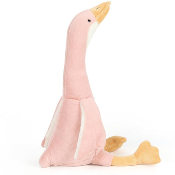 15.7'' Swan Stuffed Animal, Soft Smooth Goose Plush Stuffed Animal Toy, Duck Plush Gifts for Child Boys Girls (Pink)
