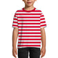 Boys Red White Striped Shirt Girls Waldo Costume Kids Summer Short Sleeve Crewneck Tee Top 13-14 Years