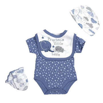 Reborn Dolls Baby Boy Clothes 5 Pcs Set Elephant Clothing For 20-22 Inch Reborn Newborn Baby Doll Clothes…
