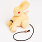Saras Aajeevika Handcrafted Wooden Rabbit Pull Along Toys With Attached String For 1 Year & Above Kids Montessori Educational Ga