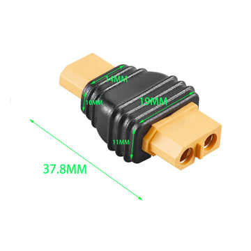 Laisomeke Xt30 Male To Xt60 Female Mould Type Adapter No Wire Connector Adapter For Lipo Battery (2Pack)