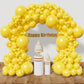 Kawkalsh Yellow Balloon Arch Kit 111Pcs 18 12 5 Inch Latex Party Balloons Garland For Birthday Baby Shower Wedding Engagement An