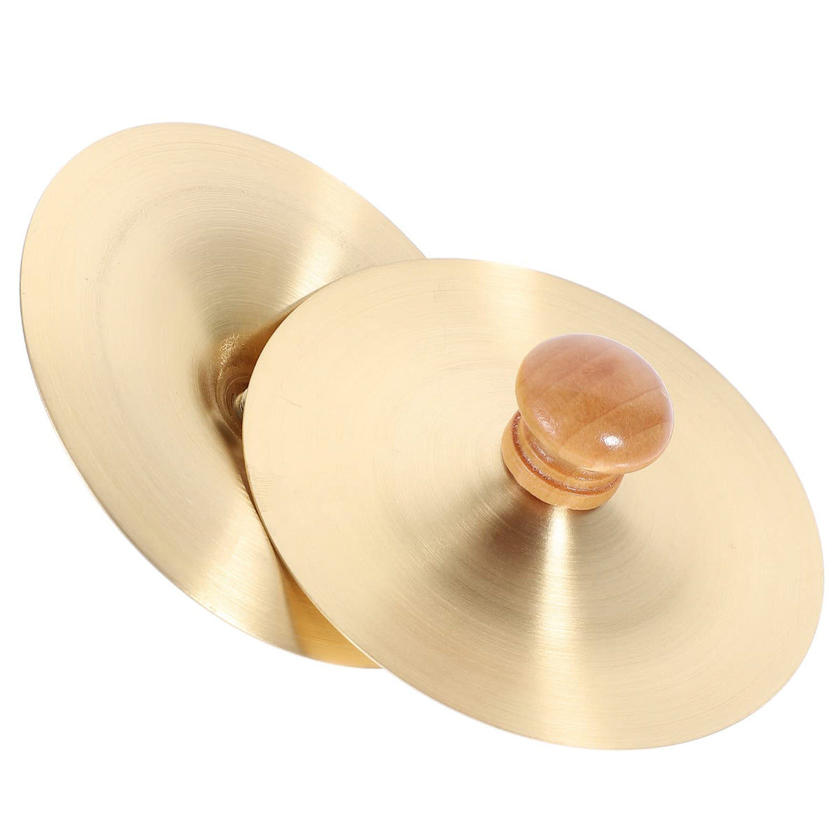 Heallily 2Pcs Finger Cymbals Kids Percussion Instrument Toys Metal Finger Cymbals Silver Dance Finger Zills For Kids Children Pl