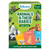 Skillmatics Thick Flash Cards For Toddlers - Animals & Their Babies, 3 In 1 Educational Game, Gifts, Includes Learning Activitie