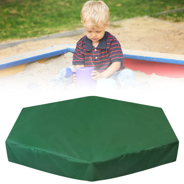 Mikimiqi Sandbox Cover, Hexagon Sandbox Sandpit Cover With Drawstring Waterproof Sandbox Pool Cover Oxford Protective Cover For