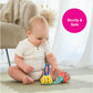 Edushape Maracas For Baby Set Of 2 - Boho Chic Colors - Toddler And Kids Maracas - Musical Instrument For Babies Baby Shaker Toy