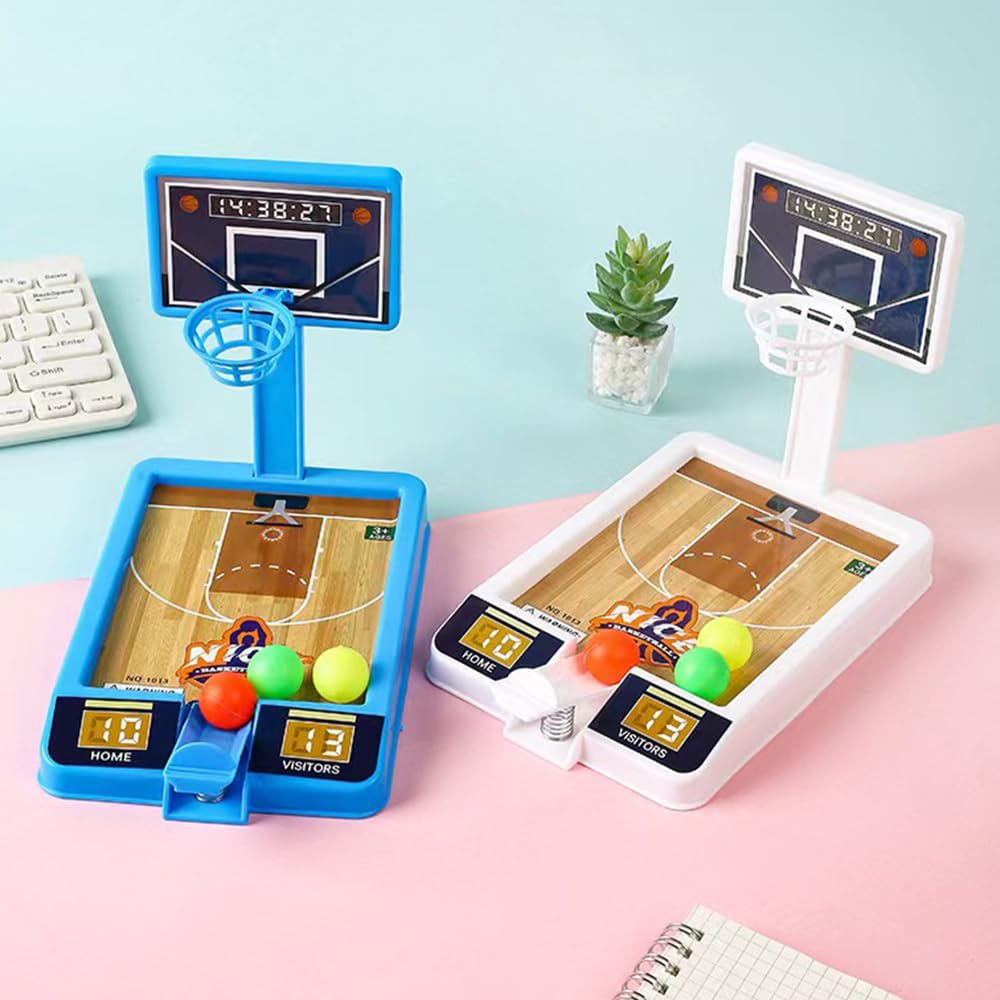 4 Pack Tabletop Basketball Game Toys  Basketball Party Favors Desk Games for Office for mature-themed to Reduce Stress  Basketball Gifts Idea Classroom Prizes for Kids Boys Girls