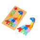 MerishoppNumber Puzzle Montessori Toys For 3 Year Old For Preschool Fine Motor Skills Dinosaur|Baby|Toys For Baby|Developmental 
