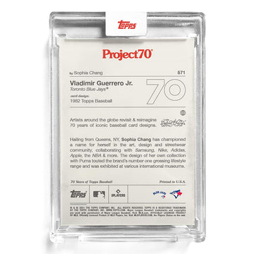 Topps Project70 Card 571 | 1982 Vladimir Guerrero Jr. by Sophia Chang